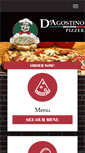 Mobile Screenshot of dagostinospizzeria.com
